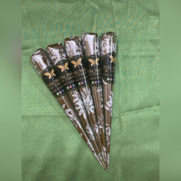 5 Mehndi Cones (22 to 25 GM)